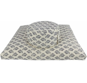 Juego de Cojines de Meditación al por Mayor, Zafu y Zabuton, Cojín de Yoga para Sentarse en el Suelo, Relleno de Trigo Sarraceno, Tela de Algodón, Meditación Zen - Product Image 4