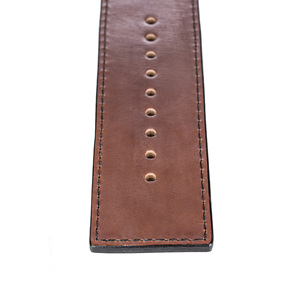 Cinturón de Levantamiento de Pesas Unisex de Cuero Vacuno de 10 mm Antideslizante con Hebilla de Palanca para Entrenamiento de Peso Muerto, Sentadillas, Press de Banca - Product Image 3