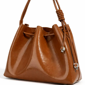 Genuine Leather Office Bag for Men – Executive Laptop <b>Tote</b> Luxury Leather Crossbody Bag – Trendy Designer Sling - Product Image 1