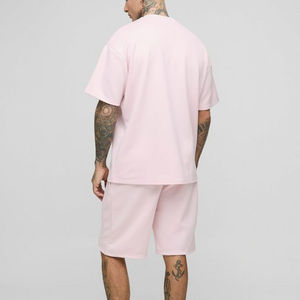 Ensemble de survêtement décontracté d'été pour hommes, nouveau modèle, t-shirt à manches courtes et short, ensemble 2 pièces de marque pour hommes - Product Image 3