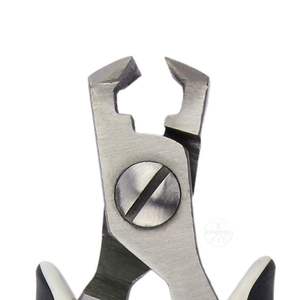 Alicates de punta fina de acero inoxidable Durston Tools para doblar alambre, cerrar argollas, crimpado plano, 115 mm, para joyería - Product Image 6