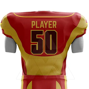 ชุดอเมริกันฟุตบอลแบบใหม่ ชุดกีฬา บริการ ODM รับผลิตแบรนด์ส่วนตัว พิมพ์ชื่อทีม ชุดอเมริกันฟุตบอลชาย - Product Image 5