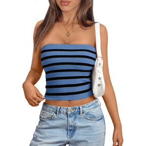 Nuevo Top Tubo sin Tirantes para Mujer, Ropa Casual de Fiesta y Club, Atuendos de Moda, Top Tubo sin Tirantes de Verano para Mujer - Product Image 2