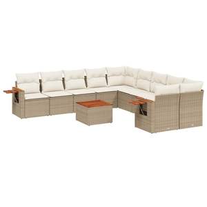 Conjunto de Sofás de Jardín Color Beige - Product Image 2