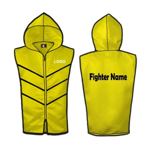 Débardeur de boxe sans manches personnalisé sérigraphié respirant pour entraînement en salle de sport, unisexe, professionnel - Product Image 5