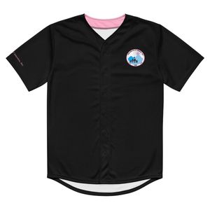 Maillot de baseball unisexe pour maman, chemise boutonnée respirante pour le sport, tenue de supporter pour le jour du match, pour femmes et hommes - Product Image 1