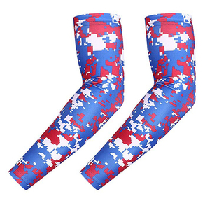 Manchons de bras de baseball personnalisés avec logo, protection UV de haute qualité, pour hommes et femmes, en Spandex et Nylon, manchons de bras professionnels - Product Image 3