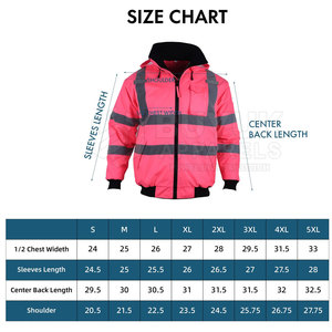 Hi Vis Reflective <b>Waterproof</b> Windproof Breathable 100% Polyester Fire Protection <b>Work</b> Jacket - Product Image 6
