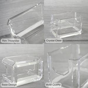[Holar] Taiwan Made Food Grade Plastic Classic Transparent Clear Tea <b>Bag</b> <b>Holder</b> for Office Home Buffet Hotels - Product Image 4