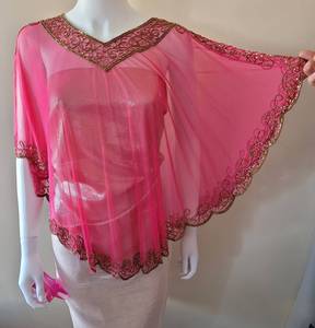 2023 New Varsity Game Day Sleeveless Sequin Long Fringe Sparkle Tank <b>Top</b> for Women - Product Image 5