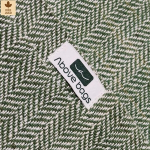 Sac de plage en jute et coton mélangé, sac de voyage, 33x35.5x10 cm, logo personnalisé, vente en gros, OEM, marque privée, commande en gros, modèle SS519 - Product Image 4