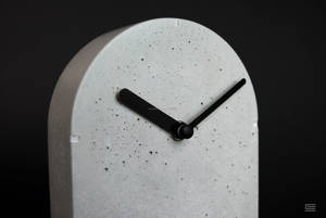 The CRAFT EXIM Luxury Natural Marble Quartz Art Deco <b>Desk</b> <b>Clock</b> Premium Handcrafted Decor for Home Office - Product Image 5
