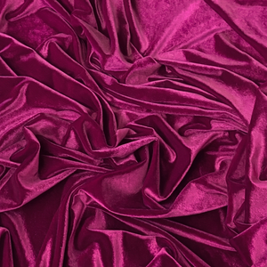 Purple Velvet Fabric 100% Polyester Woven Medium Weight 130 GSM Breathable Wrinkle Resistant Quick-Dry Soft Luxurious Dress - Product Image 2