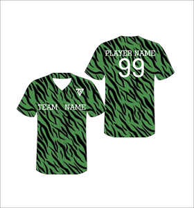เสื้อเบสบอลแบบกำหนดเอง คอวี แขนสั้น ผ้าโพลีเอสเตอร์ซับเหงื่อ พิมพ์ชื่อทีม สำหรับทุกฤดูกาล ผู้ใหญ่ชาย - Product Image 1