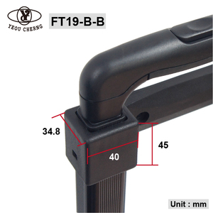 Sac à dos scolaire à roulettes avec poignée télescopique FT19-B-B, fixation interne, marque OEM - Product Image 2