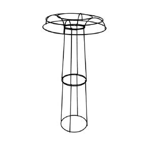 Nouvelle arrivée : Support de plantes en fer forgé pour clôture de jardin, peint argenté, facile à assembler pour plantes grimpantes, taille et forme personnalisables - Product Image 3