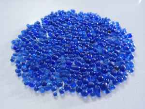 Cullets de vidrio reciclado azul cielo, estructura sólida, chips decorativos especiales para trabajos industriales y de terrazo - Product Image 3