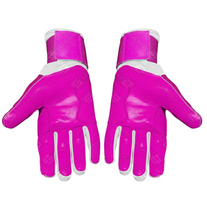 Gants de frappe en cuir rose, ambidextres, fermeture auto-agrippante, durables, confortables, avec support de poignet, non-tissés, pour entraînement, unisexe adulte - Product Image 3