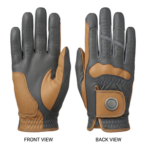Gants de golf professionnels en gros pour hommes, gants de golf en cuir Cabretta, équipement de golf, fourniture d'usine - Product Image 5