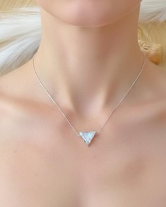 <b>Moonstone</b> Necklace Healing Crystal <b>Pendant</b> Protection Energy Stone Spiritual Jewelry Minimalist Gift for Women Elegant Necklace - Product Image 4
