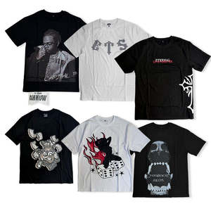 T-shirts personnalisés de haute qualité 100% coton pour hommes, T-shirt de marque avec votre logo - Product Image 4