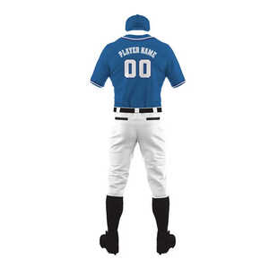 Custom New Design Breathable Digital Print Crew Neck <b>Baseball</b> Uniform <b>Set</b> Unisex Adult Colorful Quick Dry 100% Polyester Uniform - Product Image 3