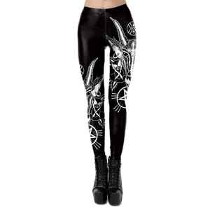 Women's High Elastic 3D Printed Seamless Knitted <b>Leggings</b> Sexy Streetwear Fitness Pants with Logo at Waist Premium Quality - Product Image 3