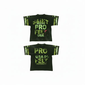 T-shirt Streetwear ample et décontracté, effet délavé, imprimé DTG, design personnalisé, manches courtes, 100% coton respirant de haute qualité - Product Image 3