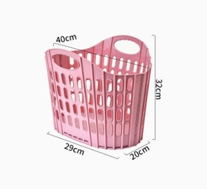 Foldable Laundry <b>Basket</b> Collapsible Clothes <b>Hamper</b> Ventilated Storage Bin <b>for</b> Bathroom Bedroom - Product Image 2