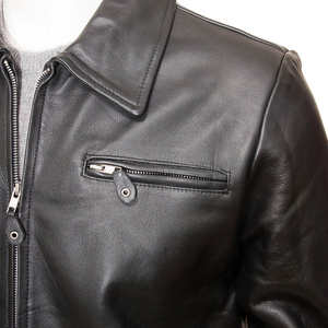 Chaqueta de Cuero Estilo Vintage para Hombre, Cuello Alto, Bolsillos Delanteros, Impermeable, Transpirable, con Ribete de Piel, a la Moda - Product Image 5