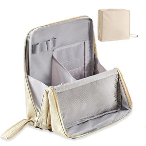Waterproof <b>Cosmetic</b> <b>Bag</b> Vietnam Manufacturer OEM <b>Large</b> Capacity Portable Vertical Makeup <b>Bag</b> - Product Image 1