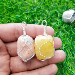 Prisme d'enroulement, cristal arc-en-ciel pendentifs fabricant lustre rose clair violet jaune vert Antique bleu Style d'imitation - Product Image 5