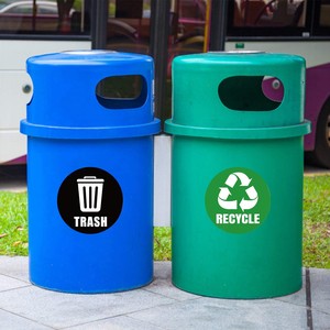 Pegatinas con Protección UV, Pegatinas Personalizadas para Contenedores de Basura, Pegatinas para Contenedores de Residuos, Pegatinas Promocionales con Logotipo para Contenedores de Reciclaje, Uso en Exteriores - Product Image 5