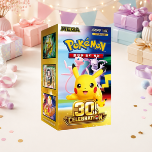 กล่องบูสเตอร์โปเกมอนเวอร์ชั่นเกาหลี ฉลองครบรอบ 30 ปี M6a แบบซีล สำหรับร้านขายการ์ดและร้านขายของสะสม - Product Image 3
