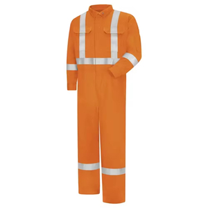 Overol de Seguridad con Luces LED de Alta Visibilidad ANSI/EN ISO Clase 3, Precio de Fábrica OEM, Antibacteriano, Impermeable, Transpirable, de Poliéster, Unisex - Product Image 5