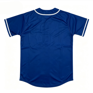 Custom Baseball Jersey Button Up Baseball <b>Shirt</b> Sublimation Team Uniform OEM ODM Manufacturer Wholesale - Product Image 3
