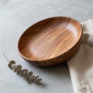 Cuenco de Hilo Clásico de Lujo de Madera de Acacia para Tejer a Crochet, Hecho a Mano por Artesanos Indios, Regalo de Boda para Mamá, Apto para Lavavajillas - Product Image 4