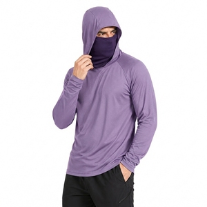 Haut de pêche anti-UV à manches longues avec protection faciale, respirant et à séchage rapide pour activités de plein air - Product Image 2