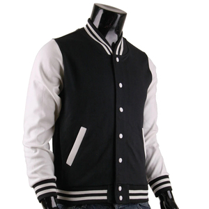 Blouson universitaire unisexe en laine anti-rides, qualité supérieure, style décontracté, dernier design, vente chaude, patchwork sur mesure, col montant - Product Image 3