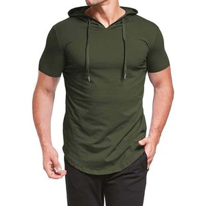 Custom <b>Men's</b> Embroidered Fleece <b>Hoodie</b> Polyester/Cotton Autumn <b>Short</b> <b>Sleeve</b> Pullover Customized Colors OEM ODM Service - Product Image 3
