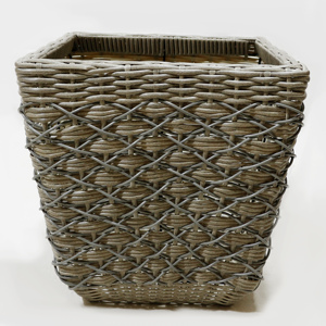 Artex Dong Thap Vietnam - Macetas Grandes de Jacinto de Agua y Hierba Marina Trenzada, Modelo CH2963E-3MC - Product Image 5