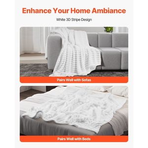 50 X 60 Inches Lightweight Cozy Flannel Fleece <b>Throw</b> <b>Blanket</b> Cute Small Fuzzy <b>Throws</b> Perfect Size for Comfort and Warmth - Product Image 4