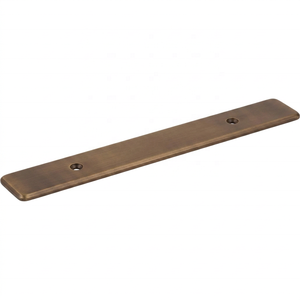 Poignée de meuble rectangulaire en laiton tendance, design moderne, nickel satiné, durable, pour tiroir et porte - Product Image 3
