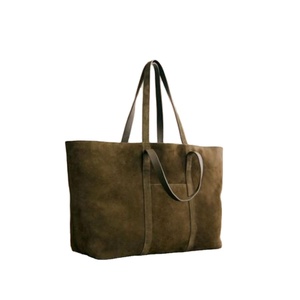 Bolsos de Mano de Cuero para Mujer, Bolsos de Cuero Genuino, Bolsos de Compras para Mujer, Bolso Duradero, Ecológico, con Cierre, Impermeable, Capacidad de 3L+ BS - Product Image 1