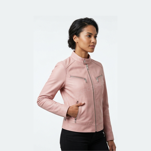Ventes en gros de vestes en cuir pour femmes, vestes en cuir d'agneau et de vache véritable, fabriquées au Pakistan - Product Image 5
