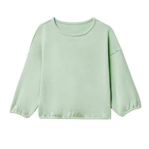 เสื้อยืดเด็กแขนยาวคอกลม 240gsm ผ้าฝ้าย 100% สไตล์อเมริกัน สำหรับใส่ไปโรงเรียนหรือใส่ทั่วไป ขายส่งจำนวนมากสำหรับเด็กชายและเด็กหญิง - Product Image 5