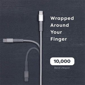 Cavo di Ricarica Rapida Intrecciato in Nylon per iPhone, Cavi e Fili di Alta Qualità - Product Image 5
