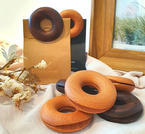 คลิปหนีบถุงโดนัทไม้  ที่หนีบถุงขนมไม้  ปรับแต่งได้  อุปกรณ์ครัว  ที่หนีบถุงโดนัทไม้เนื้อแข็ง - Product Image 5