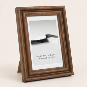 Factory Wholesale Nordic Solid Walnut <b>Wood</b> Photo <b>Frame</b> Tabletop and Wall Mounted Wooden <b>Picture</b> <b>Frame</b> for Home Decor - Product Image 1