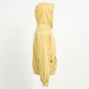 Hoodies crop à épaules tombantes effet usé, les plus vendus en gros, haute qualité, 100% coton épais, personnalisables, vierges, coupe oversize unisexe - Product Image 3